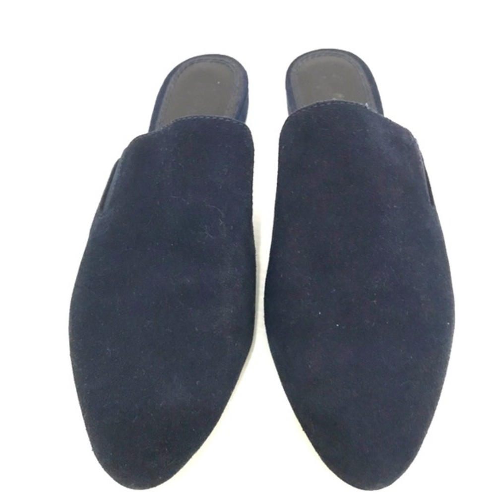 Splendid Navy Suede Clogs Size 9M